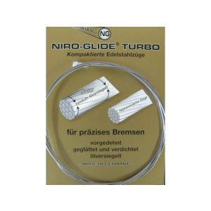 BIKE PARTS Câble intérieur de frein en acier inoxydable avec nipple transversal (800mm (ø15mm | argent)
