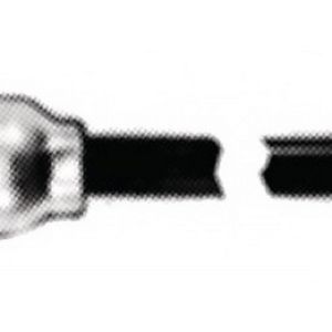 BIKE PARTS Roue arrière Câble de frein avec gaine extérieure (176/160cm | avec mamelon transversal/poire)
