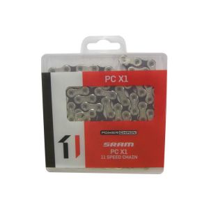 SRAM Chaîne PCX1 Solid Pin (118 maillons | 11 fois | avec Power-Lock)