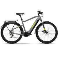 Haibike Trekking 6 High vélo électrique (27,5" | 630Wh | gris / jaune fluo)